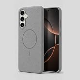 Coverzone Samsung Galaxy A35 ile uyumlu Deri G&ouml;r&uuml;nml&uuml; 2,5mm Kamera Koruma &Ccedil;ıkıntı Koruma Cowboy MagSafe ile uyumlu İ&ccedil; Kadife 