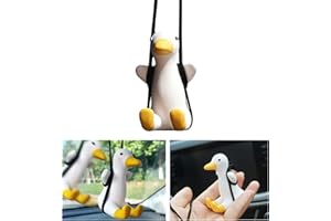 SYLBX Pendentif Voiture Canard Ornement Suspendu de Voiture de Canard de BalançOire Ornement Suspendu de Voiture de Canard Oscillant, Pour Pendentif de RéTroviseur, Ornements de DéCoration de Voiture