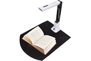 MENDUNER Visualiser Classroom für Lehrer - 8 Millionen Pixel HD A4 Autofokus USB Dokumentenkamera mit 3 stufigem LED Licht/CMOS/klappbar/Bildinvertierungsfunktion für Windows OS