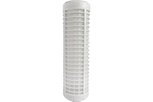 AQUAWATER 104986 50 tvättbar 50μ filterpatron – standardstorlek 10 tum – drifttid 12 månader, none, 1 enhet (1-pack)