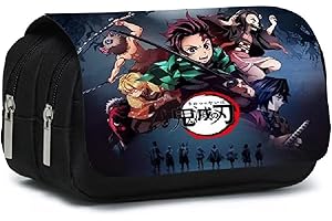 GuoqiaiK Anime Demon Slayer compatibile Trousse à Crayons Trousse Grande capacité Dessin animé étudiant Pencil Case -Cadeaux de Bons Amis. (Style 6)
