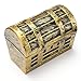 Produktbild ROUHO Vintage Piraten Schmuck Box Halter Schatz Brust Geschenk Box Aufbewahrungstasche Für Kette Armbänder-Mitte