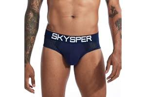 SKYSPER Jockstrap Stringi Bielizna Wisząca Bielizna Wygodna Sportowa Fitness Impreza Kolarstwo Piłka nożna ect