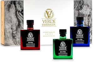 V E VERDE ESMERALDA Pack Baby Aceite de Oliva Virgen Extra Verde Esmeralda – Edición Especial de España-Jaén, 3x100ml | Olive Oil Premium sin filtrar de la Sierra de Cazorla, formato mini exclusivo, afrutado intenso.