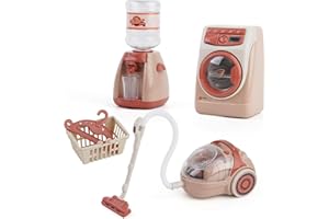 SIAIRO Le lavatrici per bambini, i minigiocattoli per uso domestico, i pacchetti per la pulizia dei bambini con le lavatrici, gli aspirapolvere, le sprinkler, le reggiolini e i giocattoli per la pulizia
