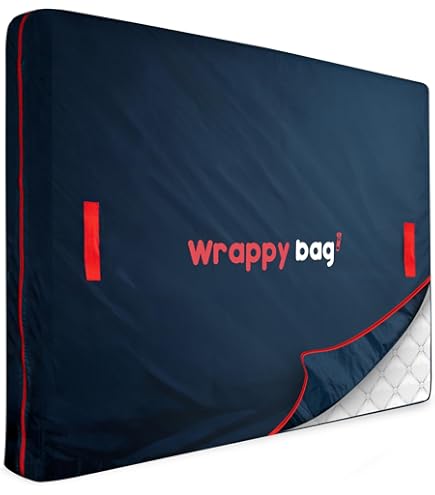 Wrappybag – Vacuümzak voor Matras 90x200 – Compleet pakket met herbruikbare, waterdichte hoes, clips en klittenband – Compatibel met alle matrasformaten en de meeste stofzuigers