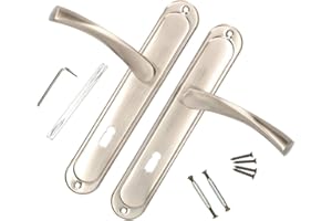 KOTARBAU Maniglia per porta, satinata, maniglia per porta, maniglia per porta interna esterna