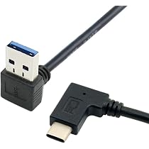 Kurzes USB-C Kabel 9,8 Zoll Mit Rechtem Winkel – 6A Schnellladen, Nylon Geflochten, Für Auto & Unterwegs