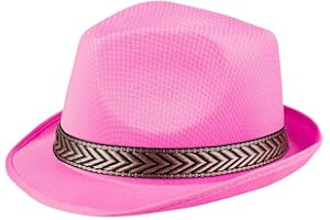 Boland - Chapeau Funky Unisexe Adulte Couleur Unie Disco Fête à thème Carnaval Fête Déguisée