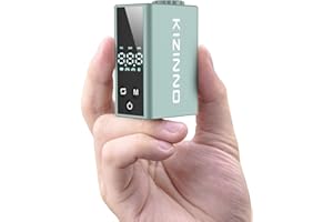 KIZINNO Mini Bike Pump Portable Tyre Pump, Max 120 PSI Electric Pump, Tiny Air Pump Inflator for Schrader & Presta Valve, All Bikes, Motor and Balls