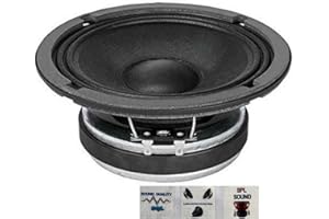 GK SOUND 1 WOOFER FAITAL PRO 6FE200 6 FE 200 altoparlante diffusore da 16,5 cm 165 mm 6,5" di diametro da 130 watt rms e 260 watt max impedenza 8 ohm per casa sensibilità 95 db, 1 pezzo + 3 adesivi omaggio