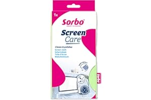 Sorbo Ściereczka do pielęgnacji ekranu, ściereczka do czyszczenia premium, idealna do urządzeń elektronicznych, iPadów, telewizorów, smartfonów i innych produktów szklanych, każda ściereczka ma
