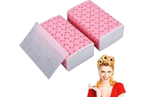 MALOUSUN 2 Stück Dauerwelle Papier,Dauerwellen Set Komplett,Spitzenpapier Dauerwelle,Haare Perm Papier für Dauerwellenflüssigkeit,Selber Machen Set Haarstylingpapier,Professional für Home Barber Shop