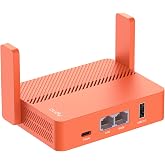 Cudy TR1200 AC1200 Cep Boyutlu Seyahat Wi-Fi Router, USB-C G&uuml;&ccedil;, Otel ve Halka A&ccedil;ık Ağlar i&ccedil;in Genişletici/WISP Modu, VPN İste