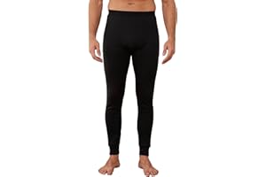 THE ESSENTIALS WARDROBE Men’s Thermal Underwear Fleece Lined LS Top Long Johns Bottoms Ultra Warm Brushed Thermal Heavyweight Soft Touch Fabric Multiway Stretch Base Layer