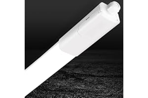 ‎BULING LED Feuchtraumleuchte 115CM 36W Feuchtraumlampe,TONFFI 4000K 4100LM neutralweiß LED Röhrenlampe im Reihenschaltung, IP65 Wasserfest Werkstattlampe für Feuchtraum Werkstätten Garage Keller Büro
