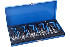 DAYUAN Kit de réparation de Filetage 151 pièces avec Manchons hélicoïdaux métriques M5 M6 M8 M10 M12 en Acier Inoxydable