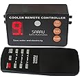 Sarru Automation CC21 Air Cooler Remote Controller for 10 Steps Fan Motor Speed Regulation Maximum 300W, 6 Steps Water Pump Motor Settings, Sleep Mode and System ON/OFF Timer.