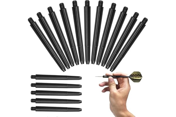 Liekadijiae 100 Pièces Tige de Fléchettes en Nylon, Fléchettes Robuste, Accessoires de Lancer de fléchettes, 2BA Tiges de Fléchettes, Tige de Fléchettes pour Fléchettes à Pointe Souple ou Acier