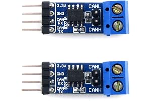 Waveshare SN65HVD230 CAN Board Connecting MCUs to CAN Network Features ESD Protection Communication Evaluation Development Board 3.3V [2 PCS]