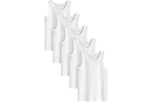 NEXT Jungen 5er-Pack Trägertops aus Biobaumwolle