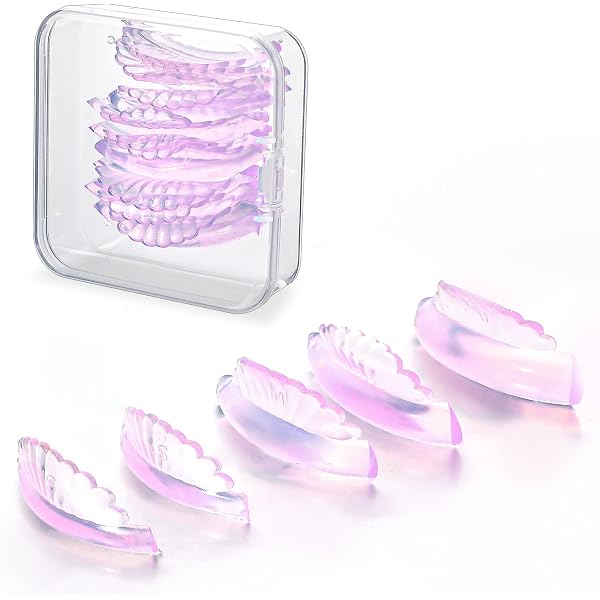 Libeauty Wimpernlifting Pads 16 Stück – Silikon Dauerwelle Schilde, Stark Klebend, Mehrfach Wiederverwendbar, Inkl. Aufbewahrungsetui