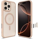 Spigen Apple iPhone 16 Pro Max ile Uyumlu ince MagSafe Kılıf Ultra Hybrid T Force Kamera Butonu Sararmaya Dayanıklı DuraClear