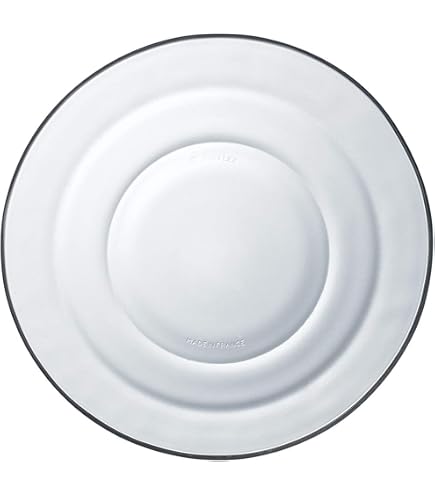 Assiettes Plates Duralex Creole 23,5 Cm - Lot De 6 - Verre Trempé Résistant, Fabriqué En France - Lave-vaisselle, Micro-ondes, Congélateur - 11
