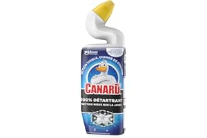 Canard WC - Gel 100% Détartrant - Nettoie Mieux Que La Javel - Action Visible, Change de Couleur - 1 Gel