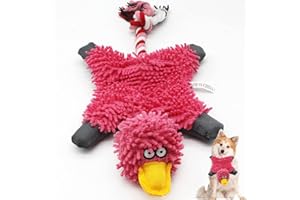 Speedy Panther Juguete suave chirriante para perro, juguete de peluche indestructible para el aburrimiento para perros pequeños y medianos