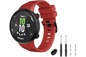 TOPPERFEKT GVFM Correa Compatible con Garmin Forerunner 45, Pulsera Deportiva de Silicona de Repuesto para Forerunner 45 y Swim 2