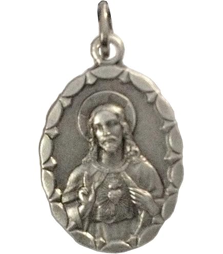 Pendentif Double Face Argent Sterling ND Lourdes / Vierge Marie - Bijou Vintage "Dans Son Jus"