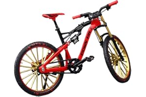 Guer Mini Bike Finger Bike, 1:10 Aleación de Zinc Miniatura Finger Mountain Riding Bike Toy, mi Producto está destinado a Mayores de 14 años y Mayores