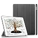 Produktbild Neues iPad 9.7 2018/ 2017 Hülle, EasyAcc Ultra Dünn iPad 2018/ 2017 9.7 Zoll Smart Cover mit Automatischem Schlaf Funktion und Standfunktion - Hochwertiges PU Leder Hülle (Dunkelgrau, Kunstleder, Ultra Dünn)