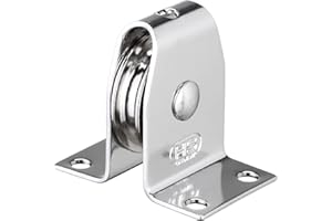 HERM SPRENGER SPRENGER Standing Block 1 Roll Stainless Steel Nickel-Plated 4 mm Wire Rope