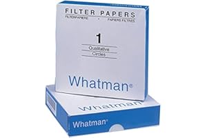 GE Whatman 1001-090 Qualitative Filter Papers, Grade 1: 11 um, 90 mm, Paper (Pack of 100)