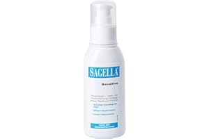 ‎SAGELLA Sagella® Sensitive, Pflegebalsam für Frauen, verhindert Rasierpickel und Rasurbrand, für ein angenehmes Hautgefühl, 100 ml
