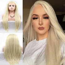 Savasana Blonde Lace-Front-Perücke 613 - 86,4 Cm Lang, Aus Unbehandeltem Echthaar, Klebefrei, Vorgezupft, Mit Babyhaar, Für Schwarze Frauen