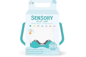 Glo Pals - Sinnesglas zum Befüllen mit Wasser - blau | Sensorisches Spielzeug | Laterne | Leuchtend ab 18 Monaten