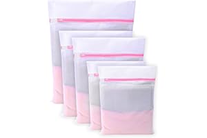 BILLYBATH Wäschenetz für Waschmaschine-Mesh Wäschesäcke für Waschmaschine Wäschenetz Wäschetasche Wäschebeutel Laundry Bag für BH, Reise, Schuhe, Koffer, Socken, Unterwäsche, Babykleidung,Wash Bag - 5-Set