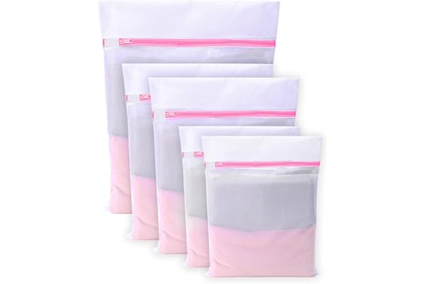 Filet à linge pour machine à laver-Sac à linge pour soutien-gorge, voyage, chaussures, valise, chaussettes, sous-vêtements, vêtements de bébé, sac à linge - 5 Set