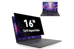 PROTESCREEN Laptop Privacy Screen 16"&16.1" Inch 16:9 Anti-Blue Light and Glare Protection - Removable, Anti-Scratch Shield for Laptop Hp/Dell/Acer/Lenovo/ThinkPad/Samsung/Asus/Sony