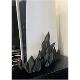 PS5 i&ccedil;in Slım Crystal Stand (DİJİTAL VERSİYON ile uyumlu) PlayStation 5 ile uyumlu 5 Dikey Stand PS5 i&ccedil;in Stand Dijitalversiy