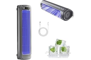 REGAPOG Mini Climatiseur Mobile,Mini Climatiseur Portable,Refroidisseur D'Air,Portable Air Conditioner Portable,Air Cooler avec Pour Chambre/Bureau/Cuisine/Salle De Bains Refroidisseur Chargement USB