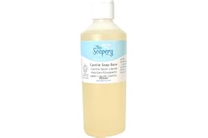 THESOAPERY Base de jabón líquido Castile, 500 ml, orgánico, sin sulfato de sodio lauril, lauril éter sulfato de sodio ni parabenos