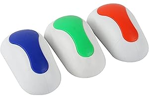 Pack de 3 gommes à tableau blanc magnétique en couleurs Pour le nettoyage à sec de tableaux blancs, de tableaux magnétiques, de planches à clin, de tableaux noirs d'Amathings