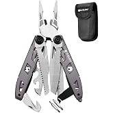 Bibury Pliers Multitool, 18 in 1 Multitools, Multi-Tool Design with Titanium Handle, Multi Tool Ideal for Outdoor Survival Ca