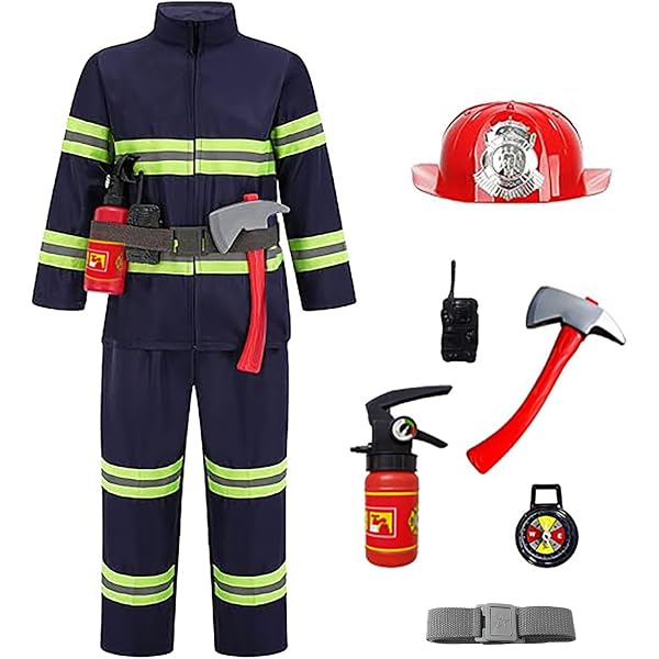 Costume Militaire/pompier Pour Poupée 1/6 – Veste + Pantalon + Sac à Dos – Pour Poupée 30 Cm