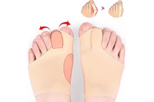 HOME HARBOR Calzini Alluce Valgo,Bunion Sleeve Alluce Valgo,Fascia per valgus,Correzione del Piede Calzini di,Con cuscinetto in gel di silicone integrato per.