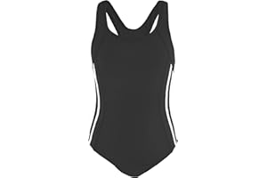 LAPHILO Costume da Bagno Intero con Volant per Bambine e Ragazze con Scollo a V e Incrocio Posteriore cod.2200